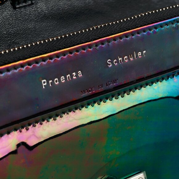 Proenza Schouler PS11 Oil Slick Leather Chain Wallet - Picture 9 of 13